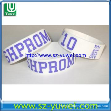 1 inch Silicone Wristband with Debossed and Ink-filled Logo